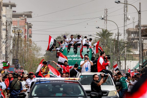 伊拉克英雄式返國