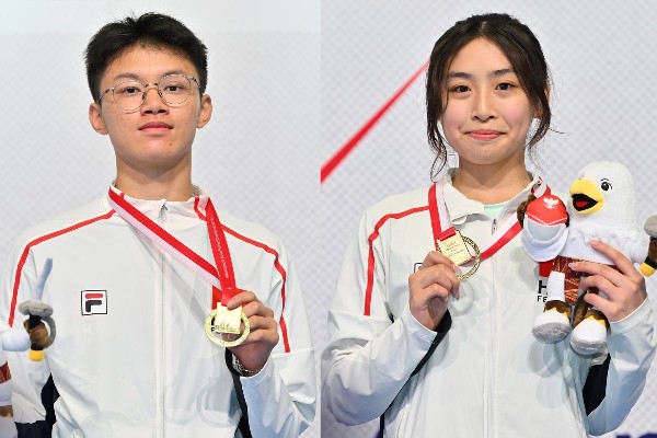 港隊劍擊亞青賽添2金 兩日共擸8牌