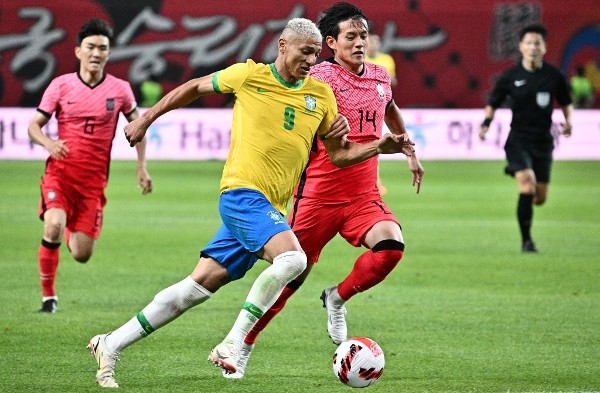 巴西今年6月友賽大破韓國。©AFP