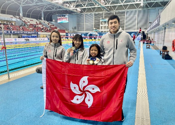 殘疾人游泳世界賽新加坡站 港隊奪4金3銅