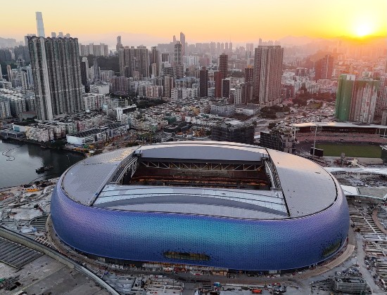 香港國際七人欖球賽為啟德主場館首次舉行國際比賽。公關提供