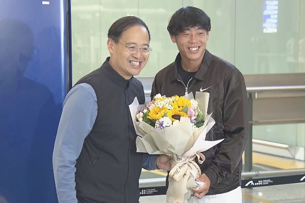 黃澤林返港：美網佳績喜出望外