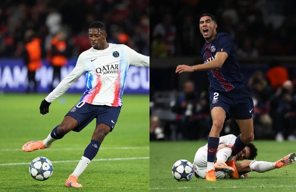 PSG：夏基美丹比利最少唞到國際賽期後