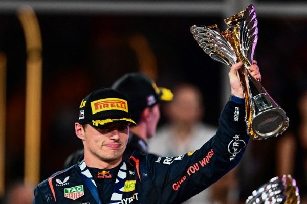 韋斯塔本單季19座冠軍破F1紀錄。©AFP