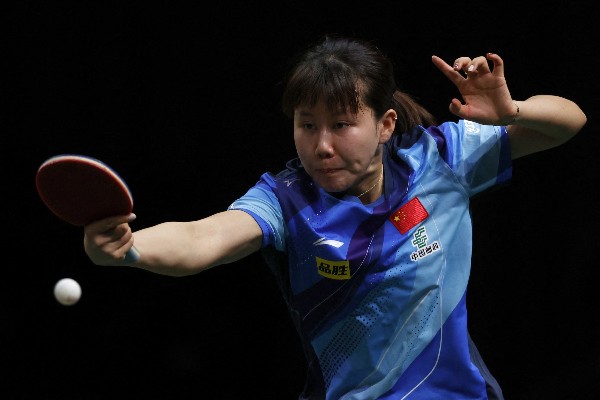 陳幸同晉級女單16強。©AFP