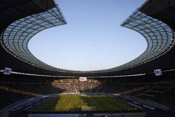 柏林奧林匹克球場舉行2024歐國盃決賽。©AFP
