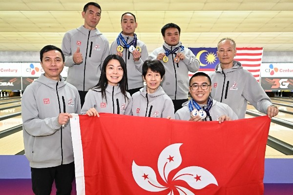 港隊殘疾人保齡球亞錦賽奪3金