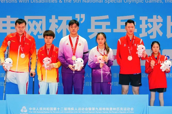 【殘特奧會】乒乓混雙奪港隊今屆競賽首金