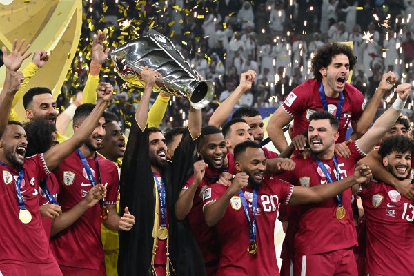 卡塔爾再度主場捧起亞洲盃。©AFP