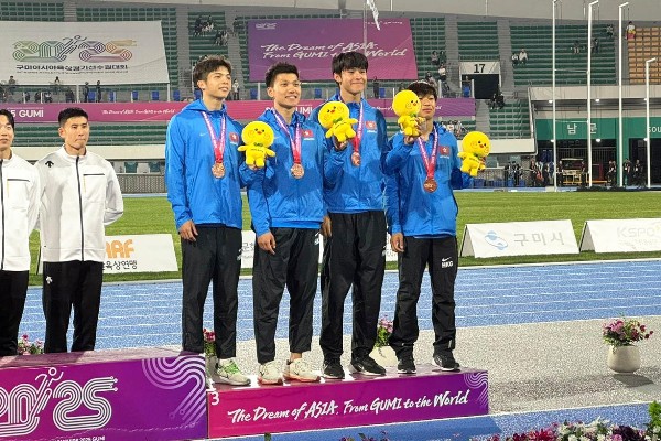 港男子亞錦4x100接力奪銅 女隊破港績