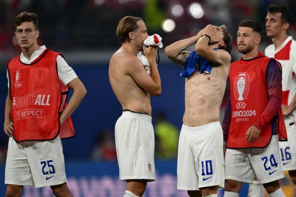克羅地亞於歐國盃分組賽出局。©AFP