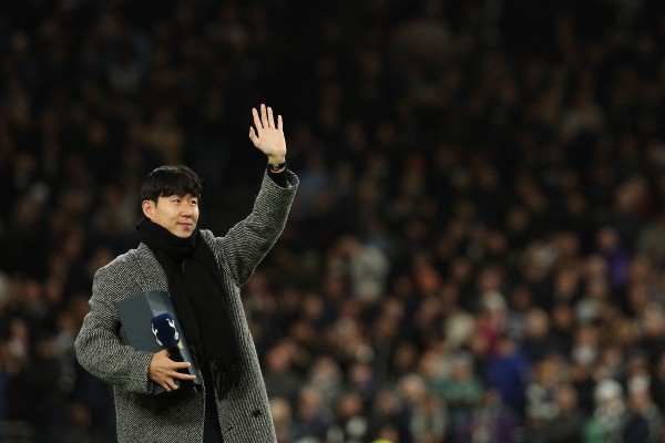 孫興慜正式向熱刺球迷道別。©AFP