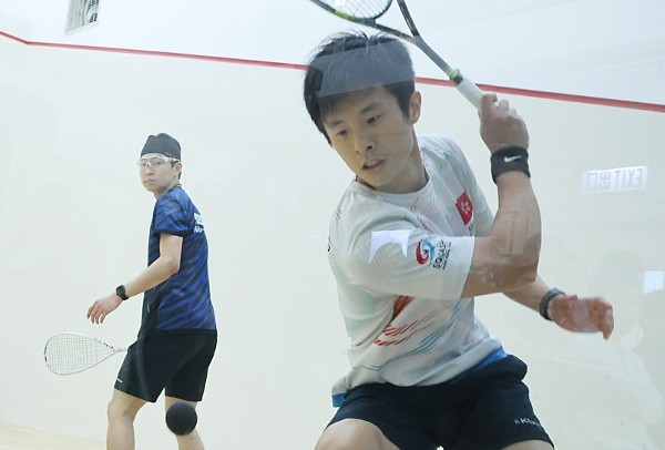 打頭陣的黎卓楠以3:2力挫對手。@Now Sports