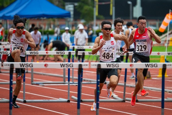 張宏峰成田徑系列賽欄王