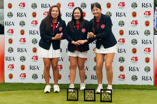 港隊亞太女子業餘高球隊際賽奪季平紀錄