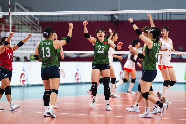 港隊在女排分組暫時1勝1負。港協暨奧委會