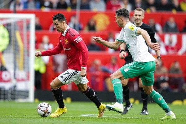 曼聯與紐卡素大戰。©AFP