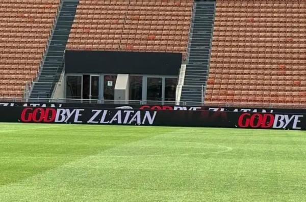 聖西路設廣告牌告別：Godbye Zlatan