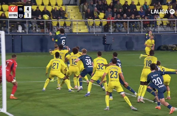 【西甲】維拉利爾4：1愛斯賓奴