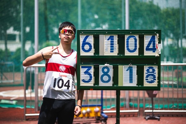 香港城市田徑賽 黃子豪破鏈球U18港績封王