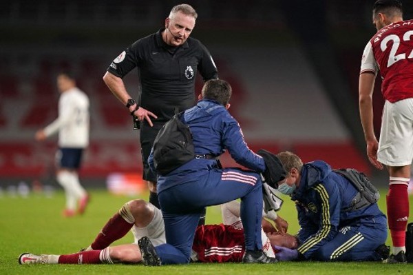 球員在球場上受傷時有發生。©AFP