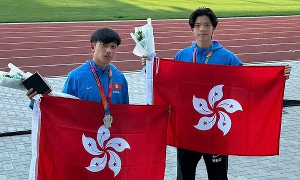 【亞青田徑】陳一樂平100米U20港績 與郭俊廷披銀掛銅