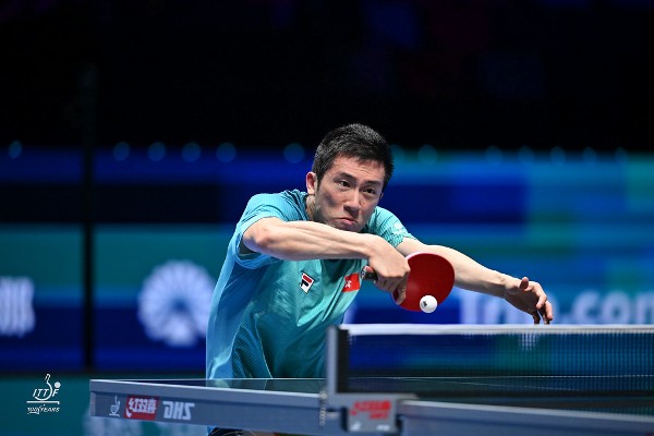 林兆恒乒乓世盃分組1勝1負 杜凱琹旗開得勝