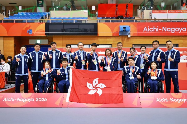 港劍亞殘運添1銀1銅 今屆3銀5銅作結