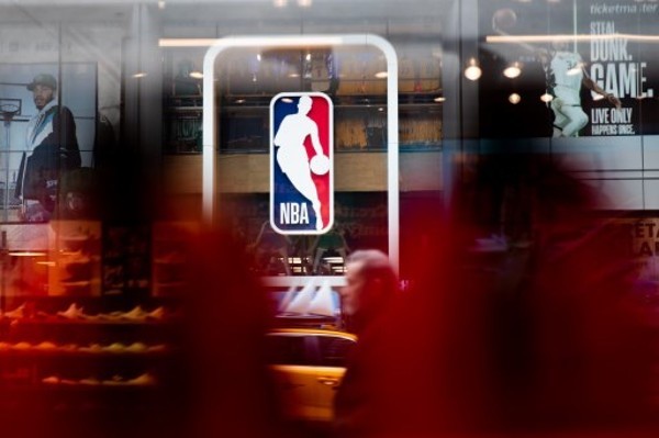 NBA已共有25名球員受病毒感染。©AFP