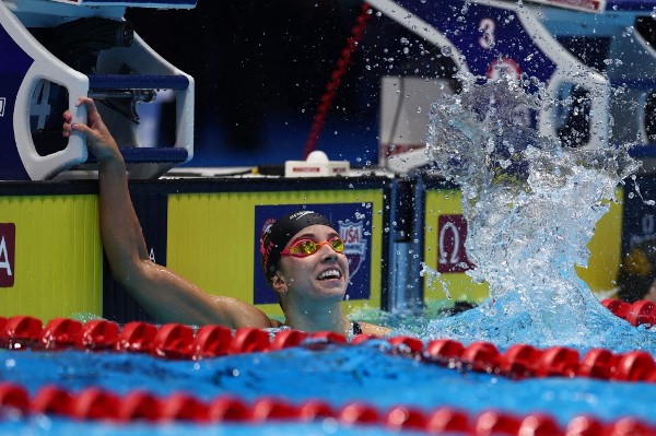 列根史密芙游出57.13秒。©AFP