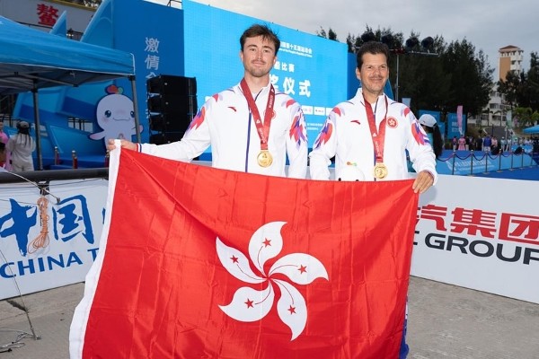 貝俊龍全運帆船賽奪首金