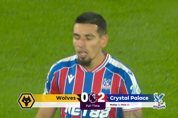 【英超】狼隊0：2水晶宮