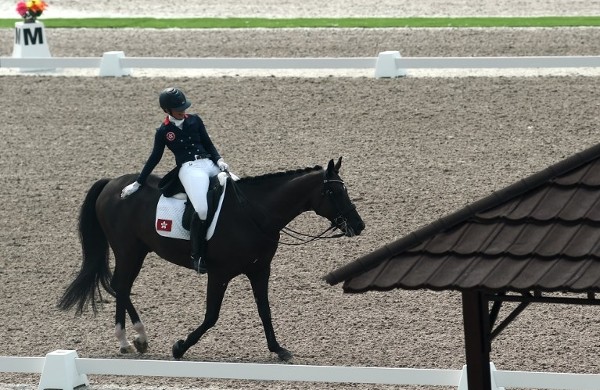 蕭穎瑩5歲就與馬結下不解緣。©AFP