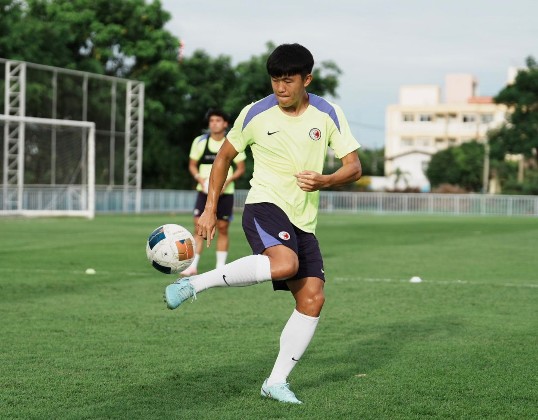 港隊抵達泰國後展開首課正式訓練。HKFA