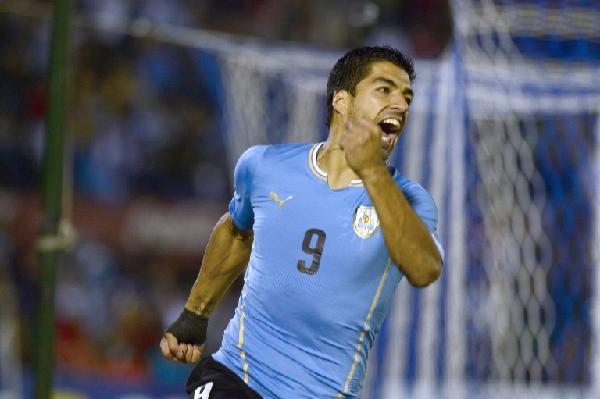 蘇亞雷斯可替烏拉圭爭逐美洲盃桂冠。©AFP