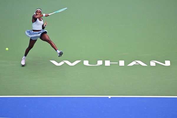 嘉奧芙旗開得勝。©AFP