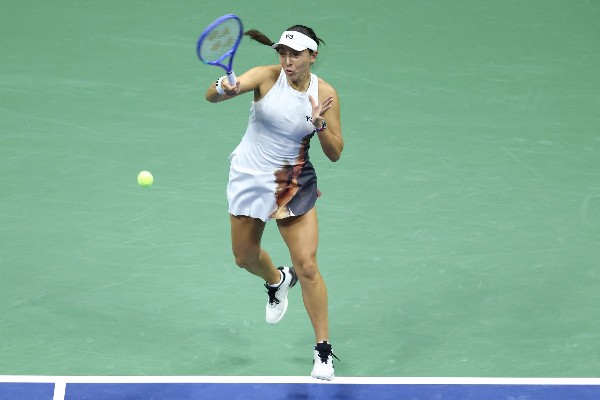 柏高娜生涯首次入金夫人盃決賽。©AFP